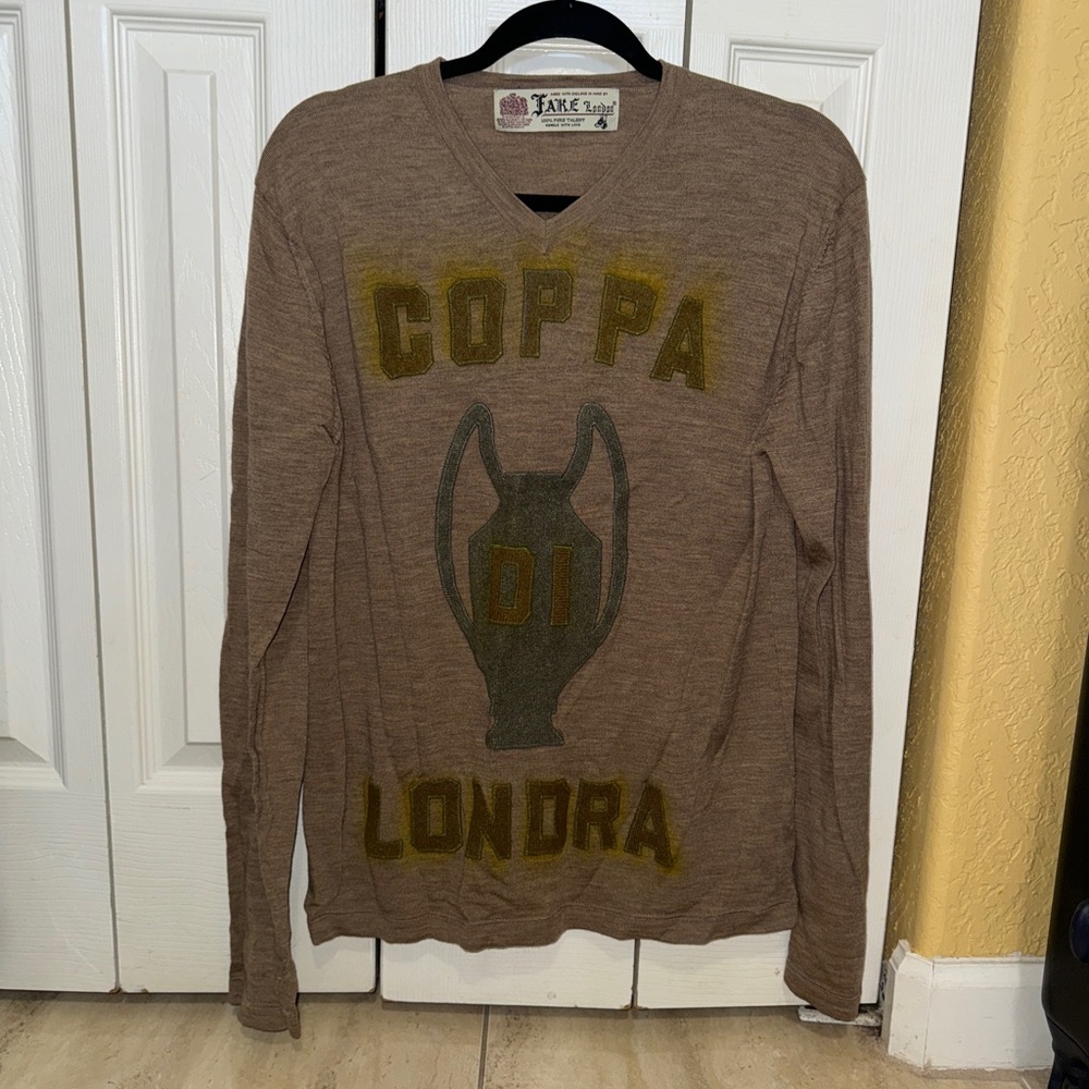 Vintage Fake London Wool “Coppa Di Londra” Sweater